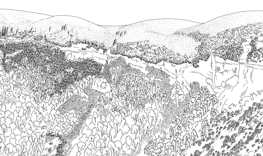 Panoramique — Cirque de Vènes